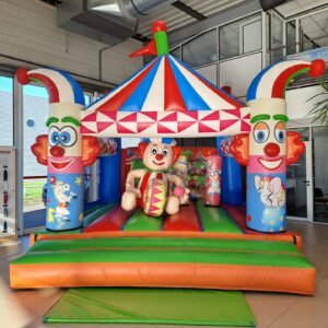Château gonflable clown à louer chez Elite Animation Toulouse